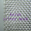 wrapped edge silver wire cloth